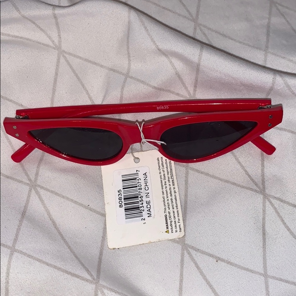 Red sunglasses